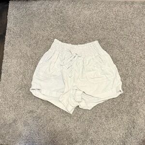 Forever 21 White High Waist Shorts